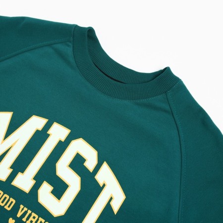 Women's sweatshirt MIST Old School size 44, green color-6