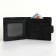 Male purse on the button, black color