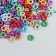 Beads for creativity Plastic "Flower Flower" Color set 20 grams 0.2x0.6x0.6 cm