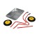 Garden car, two -wheeled: cargo/p 90 kg, volume of 65 l, red handles