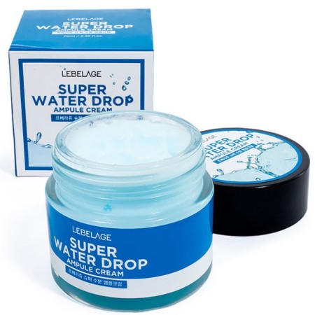 Facial cream superimposed ampoule with sea water