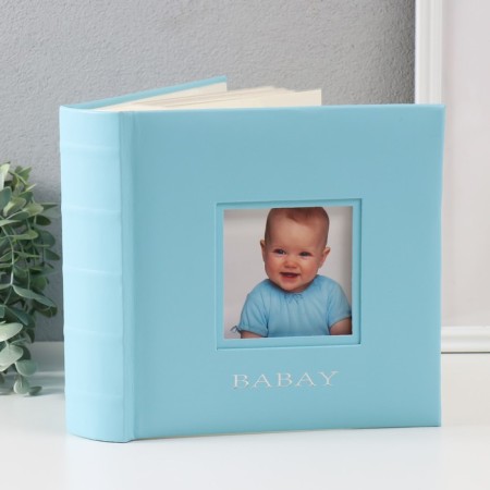 Photo album in 200 photos "Baby, Blue" 10x15 cm-1