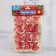 Christmas tree decoration "Bells with a bow" (set 12 pcs) 2 cm, red