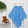 Toward Tensor Corner I, 75x75 cm, milk/blue color, 100% cotton, 360 g/m2