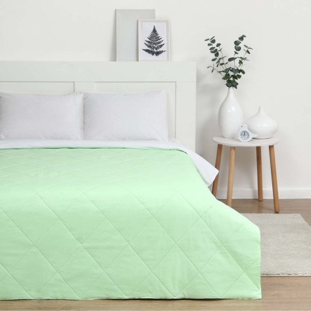 Cover 215x240cm, light green, synthetic winterizer 100g/m, microfiber 80g/m, 100% polyester