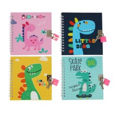Notebook Gift A6+, 45 sheets, on the castle, on the crest, line, 
