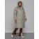 Coat insulated winter female, size 46, green color