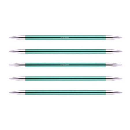 Knitting needles aluminum sock zing Knitpro, 20 cm/8.00 mm 47046