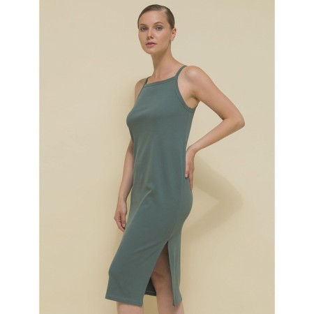 Female dress, size 50, green color-1