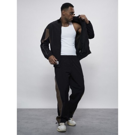 Sports suit men's, size 56, black color-2