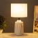 Table lamp "May" 1x40W E14 white 18x18x34cm