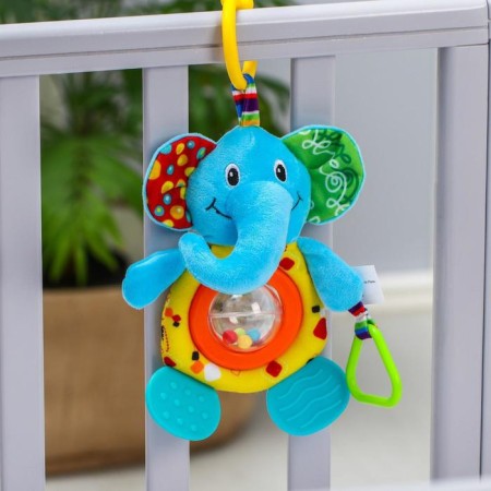 Suspension - Tiger rattle, with a teething, on a crib, stroller, crumb I-6