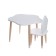 Set table + stool "Star"