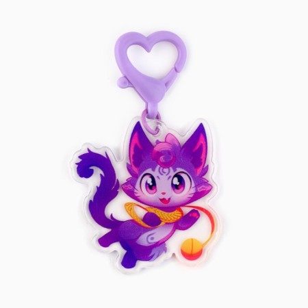 Key keychain "Cat", 4.7 x 7.7 cm-2