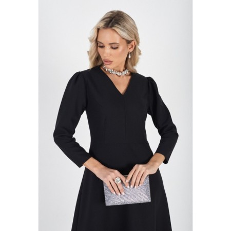 Women's dress, size 42, black color-2