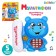Musical phone "Multiphone: Hippo", Russian voice acting, works from batteries, blue color