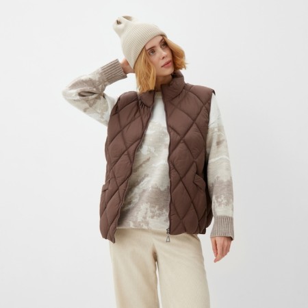 Women's vest at the lightning collorista, coffee color, rr 46