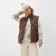 Women's vest at the lightning collorista, coffee color, rr 46
