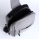 Male sling bag from textiles, with USB, gray color