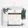 New Year. A set of pillowcases "Etel" Christmas trees, 50x70 cm - 2 pcs, 100% cotton, Poplin
