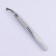 Pinzet begged, wide, 8.5 cm, silver color