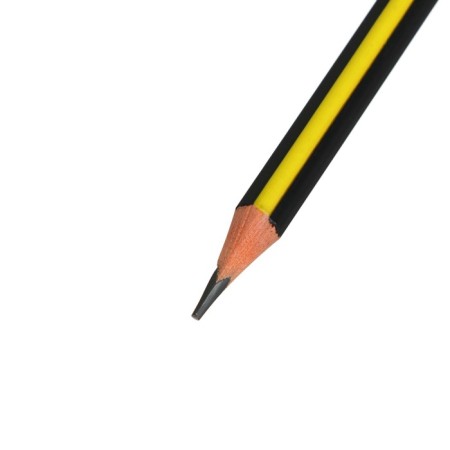 Pencil Chernographic hardness of HB with an eraser, the body is triangular, sharpened, mix-7
