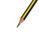 Pencil Chernographic hardness of HB with an eraser, the body is triangular, sharpened, mix
