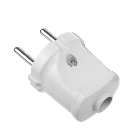 TDM straight fork, 6 A, 250 V, IP20, without salary, white-1