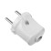 TDM straight fork, 6 A, 250 V, IP20, without salary, white