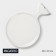 Porcelain Serving dish Magistro "Blanche. Fish ", 28 × 20 cm, white color