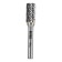 Denzel Borfrase, type A, on metal, carbide, cylindrical, 10 mm