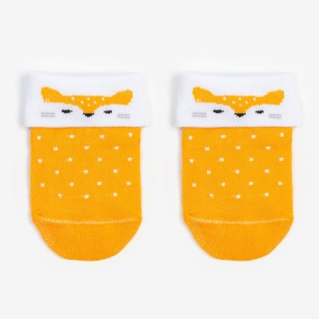 Children's socks with a gate crumb I am a “fox”, size 10-12 cm