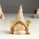 Polystone souvenir "Dwarf-Angelochka in a cap with a heart" Bezh, gold mix 13x6.5x12.8 cm