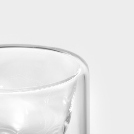 Glass stack with double walls "Skull. Halloween ", 70 ml, 7 × 7 cm-3
