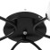 Barra chandelier 6x60W E14 black-chrom 74x74x19 cm.