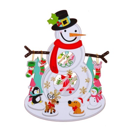 Set for creativity - Create the New Year's decoration "Snowman"