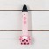 3D handle of tiger, work with PLA plastic, USB power cable, pink