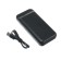 External battery Hoco J52a, Li -Pol, 20,000 mAh, microUSB - 2 A, 2 USB - 2 A, black