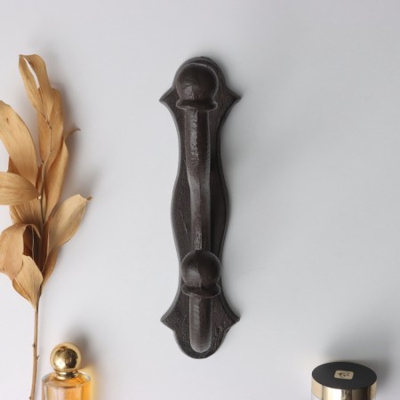 Decorative cast iron hook "Ball tip" 15x7x27.6 cm-1