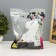 Night Dinosaurus LED from batteries white-green 12x10x14 cm