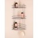 Corner Chmz regiment, 23.4x23.4x58.5 cm, color gray color