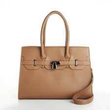 Bag Women's Tout, on a zipper, sandy color