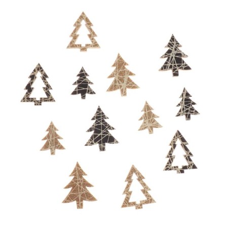 New Year's decor with backlight "Christmas tree", set of 12 pcs.-2