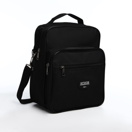 Male bag, black color