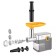 KitFort KT-2115, 500 watts, 1.5 kg/min, 5 nozzles, yellow-gray