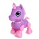 Robot Unicorn "Peteum" IQ Bot, interactive: with sound recording, reacts to pops, sound, light, batteries, purple