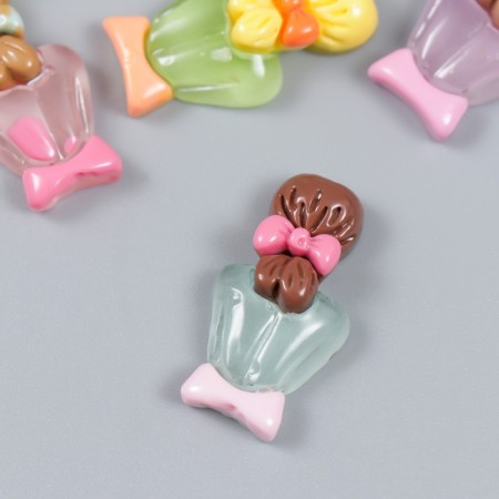 Decor for creativity plastic "Girl with tail" mix 3x1 cm-1
