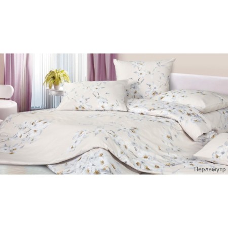 Bed underwear "Pearvarian" 1.5 joint venture, 150x215 cm, 145x215 cm, 70x70 cm - 2 pcs-1