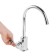 MILARDOC ATLSB00M05 kitchen mixer, pour 208 mm, chrome