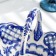 Oval basket, gzhel, porcelain, 16x21 cm